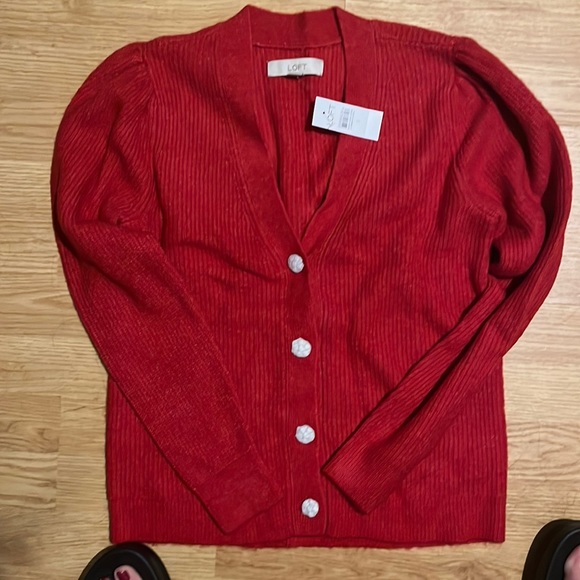 Brand new Loft red cardigan - Picture 1 of 4
